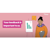 "your feedback is important to us"